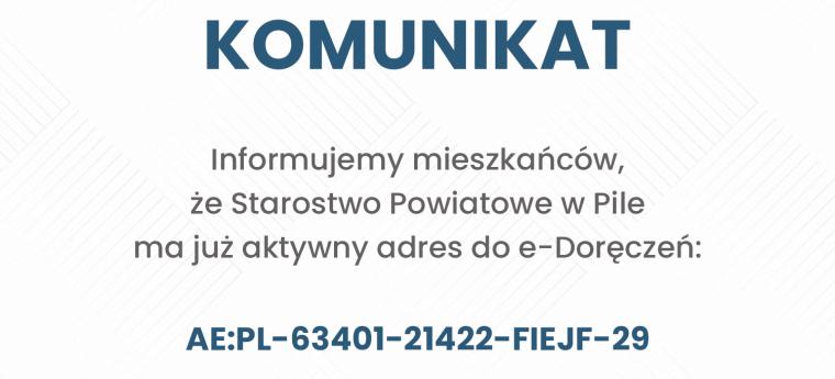  Adres e-Doręczeń do Starostwa Powiato...