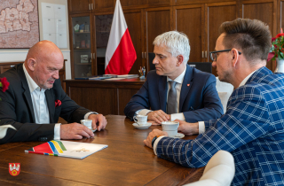 spotkanie starosty z władzami ANS w Pile 