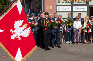 uroczystości na placu Powstańców Warszawy