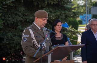 uroczystości na placu Powstańców Warszawy