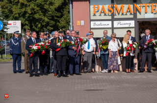 uroczystości na placu Powstańców Warszawy