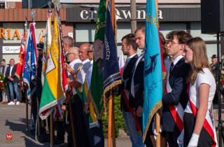 uroczystości na placu Powstańców Warszawy