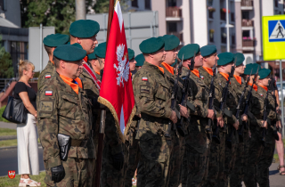 uroczystości na placu Powstańców Warszawy