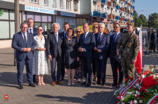 uroczystości na placu Powstańców Warszawy