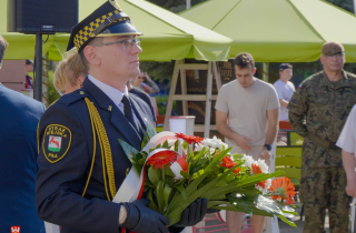 uroczystości na placu Powstańców Warszawy