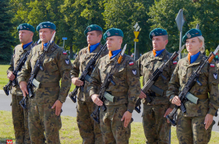 uroczystości na placu Powstańców Warszawy