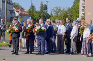 uroczystości na placu Powstańców Warszawy