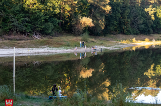 piknik nad jeziorem Kopcze