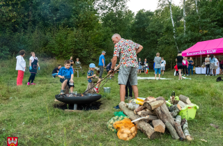 piknik nad jeziorem Kopcze