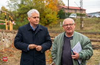 spotkanie na terenie "kolejki" w Białośliwiu  