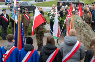 uroczystość pod obeliskiem Powstańców Wielkopolskich w Pile 