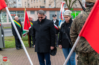 uroczystość pod obeliskiem Powstańców Wielkopolskich w Pile 