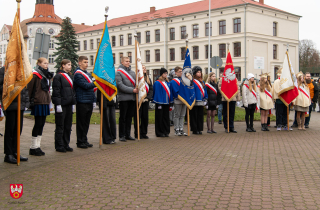 uroczystość pod obeliskiem Powstańców Wielkopolskich w Pile 