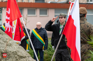 uroczystość pod obeliskiem Powstańców Wielkopolskich w Pile 